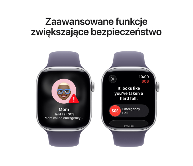 APPLE Watch Series 11 GPS + Cellular 42mm Aluminiowa koperta (srebrny)/ Sportowy pasek (księżycowa poświata) - rozmiar M/L - 1362418 - zdjęcie 6